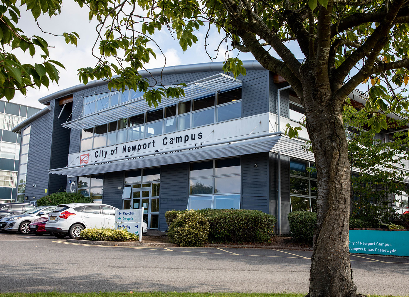 City of Newport Campus in sunshine