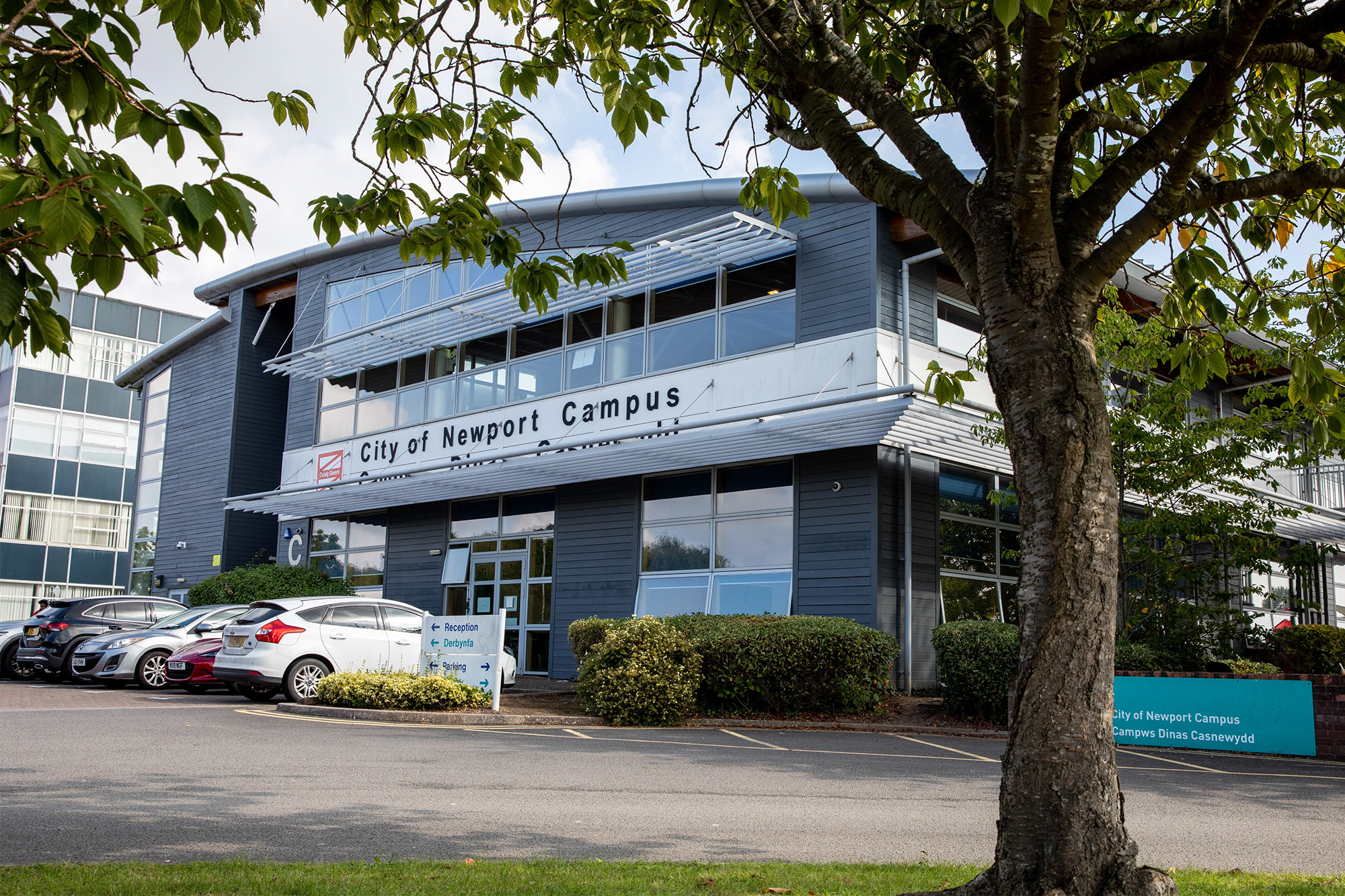 City of Newport Campus in sunshine
