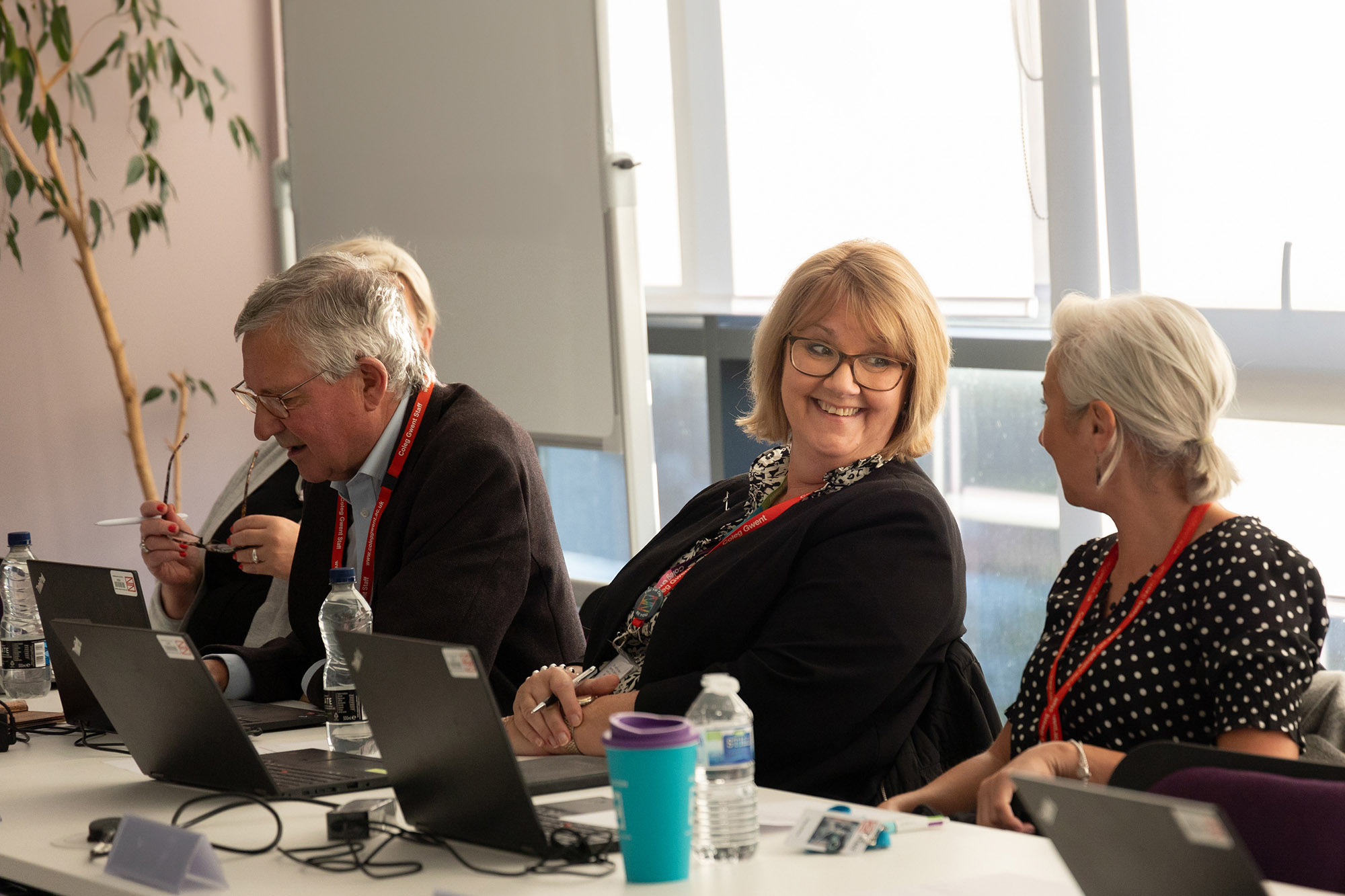 Governors talking in a meeting