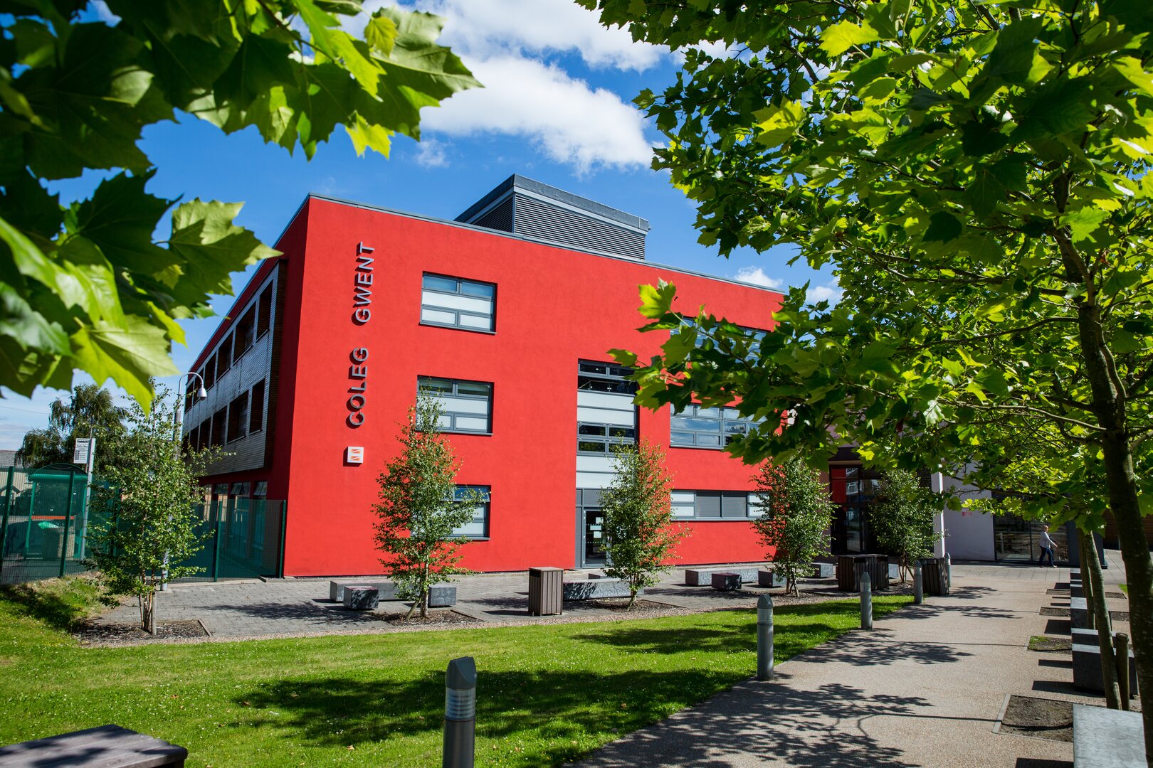 Crosskeys campus in the sun