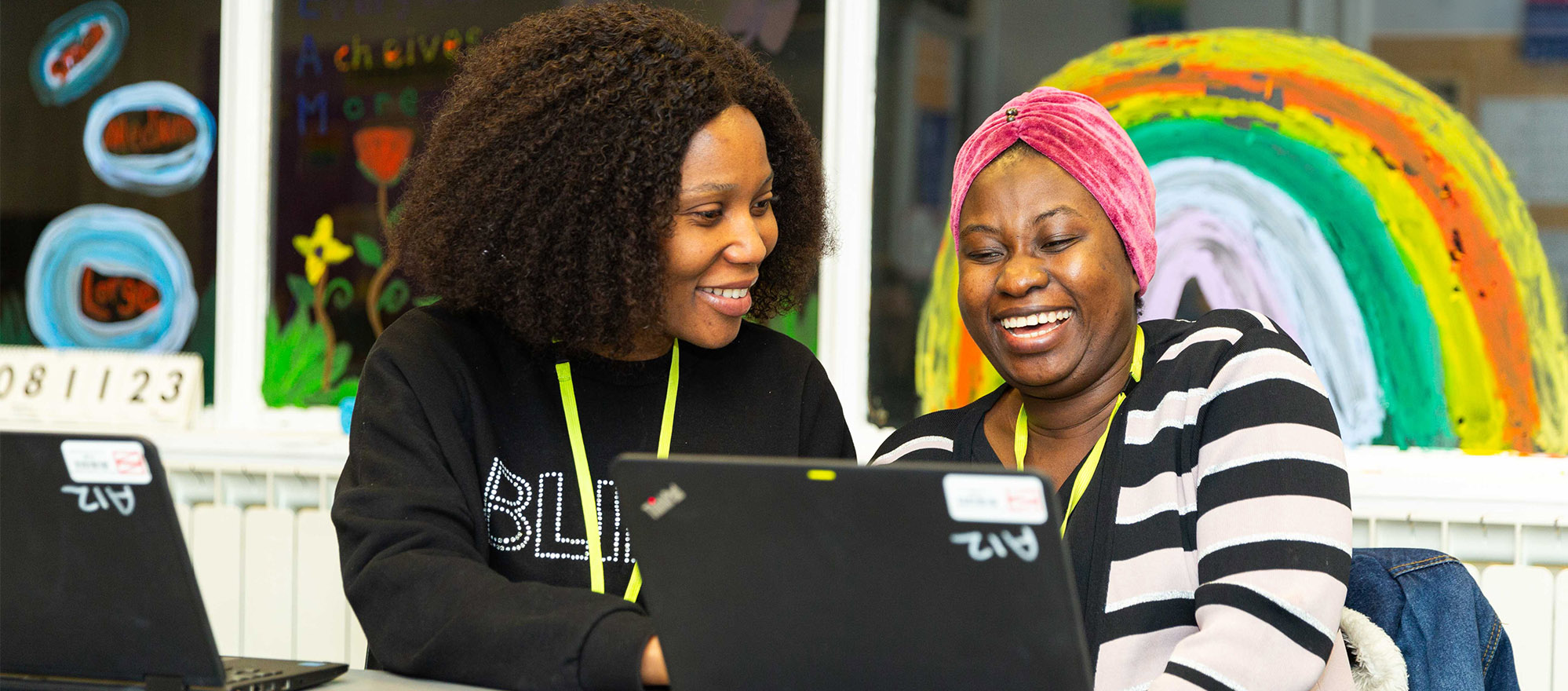 Teaching students in the classroom