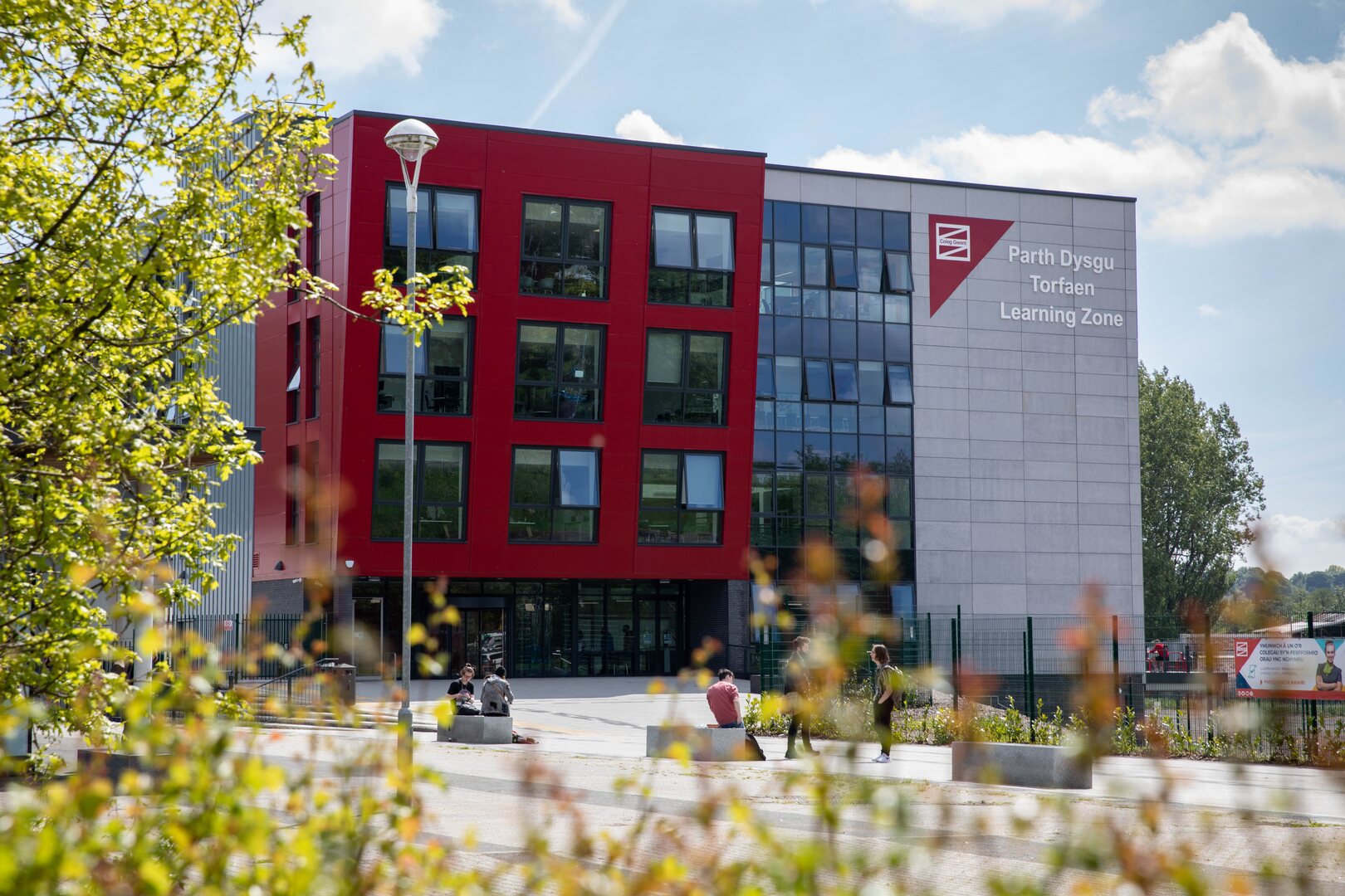 Torfaen Learning Zone in the sun