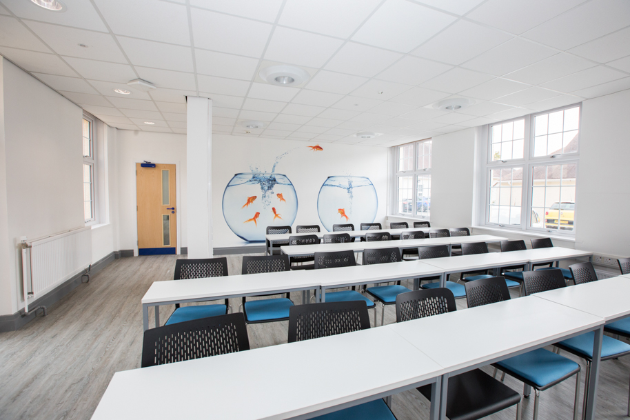 HE Hub interior Usk desks