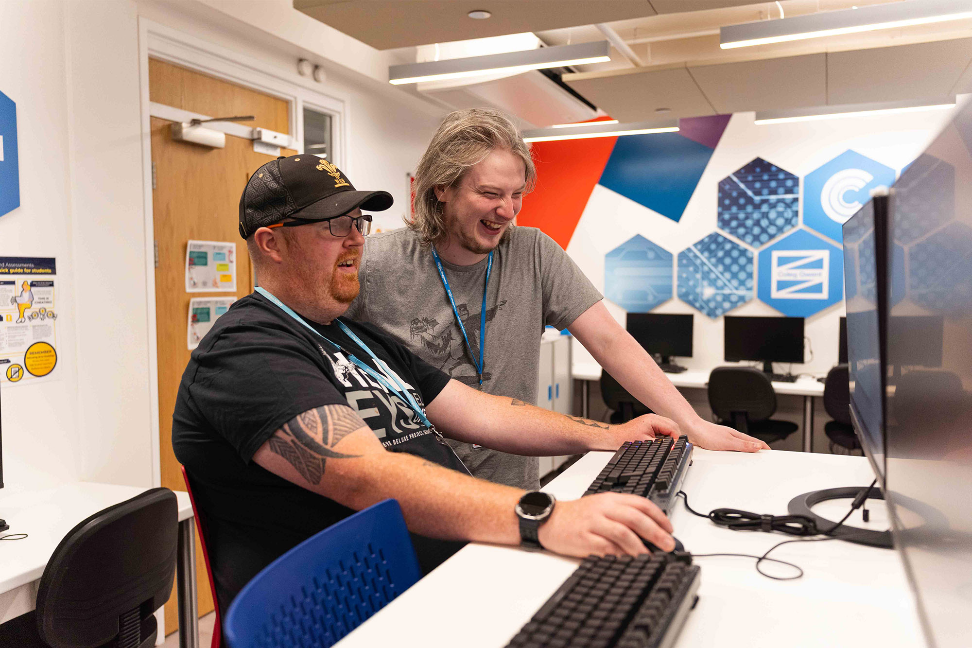 Students in Cyber College