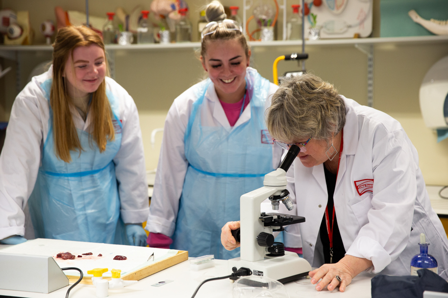 Health students on periscope