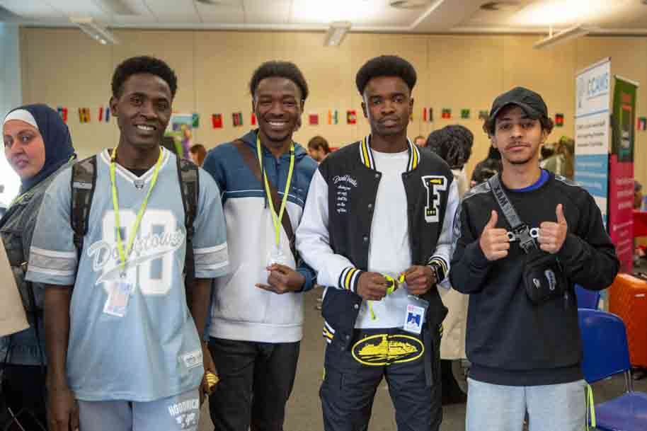 ESOL students at Freshers Fair