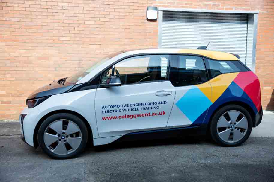 Coleg Gwent electric car