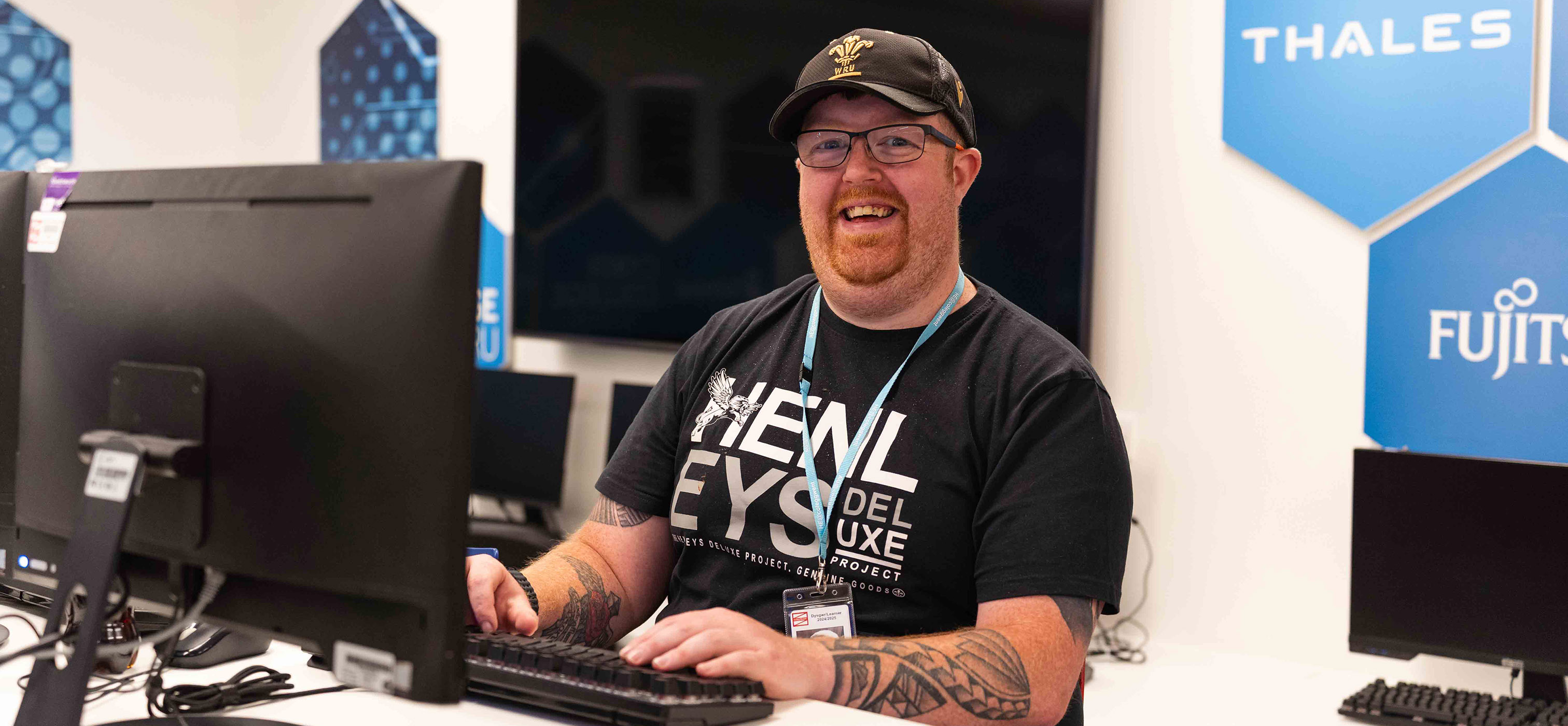 Computing & Digital Technology Mature student smiling