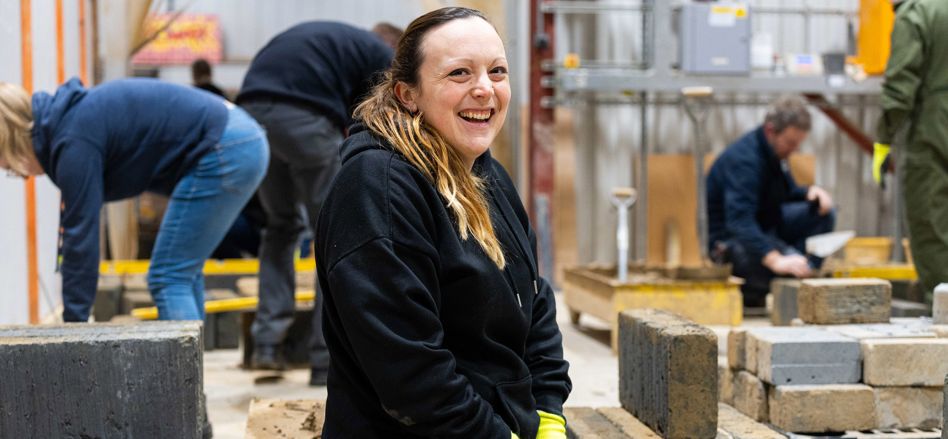 Female Construction student