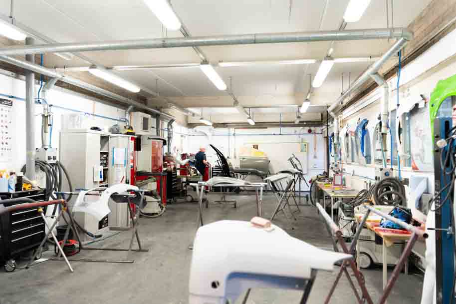 Vehicle Body Spraying workshop