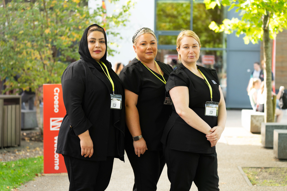 Matures students enjoying freshers